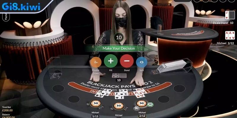 Chiến thuật nhân đôi Blackjack GI8